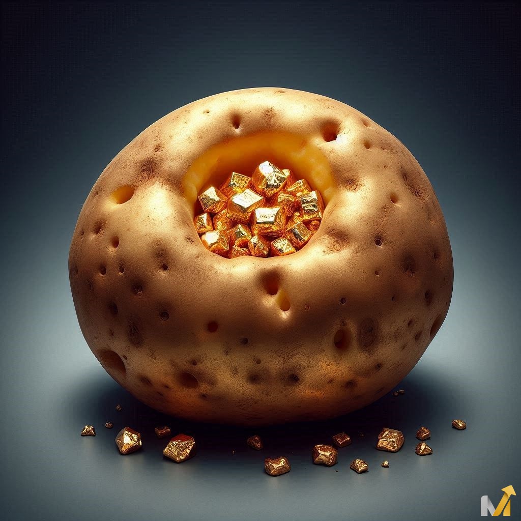 چطوری طلا رو در سیب زمینی ذوب کنیم؟