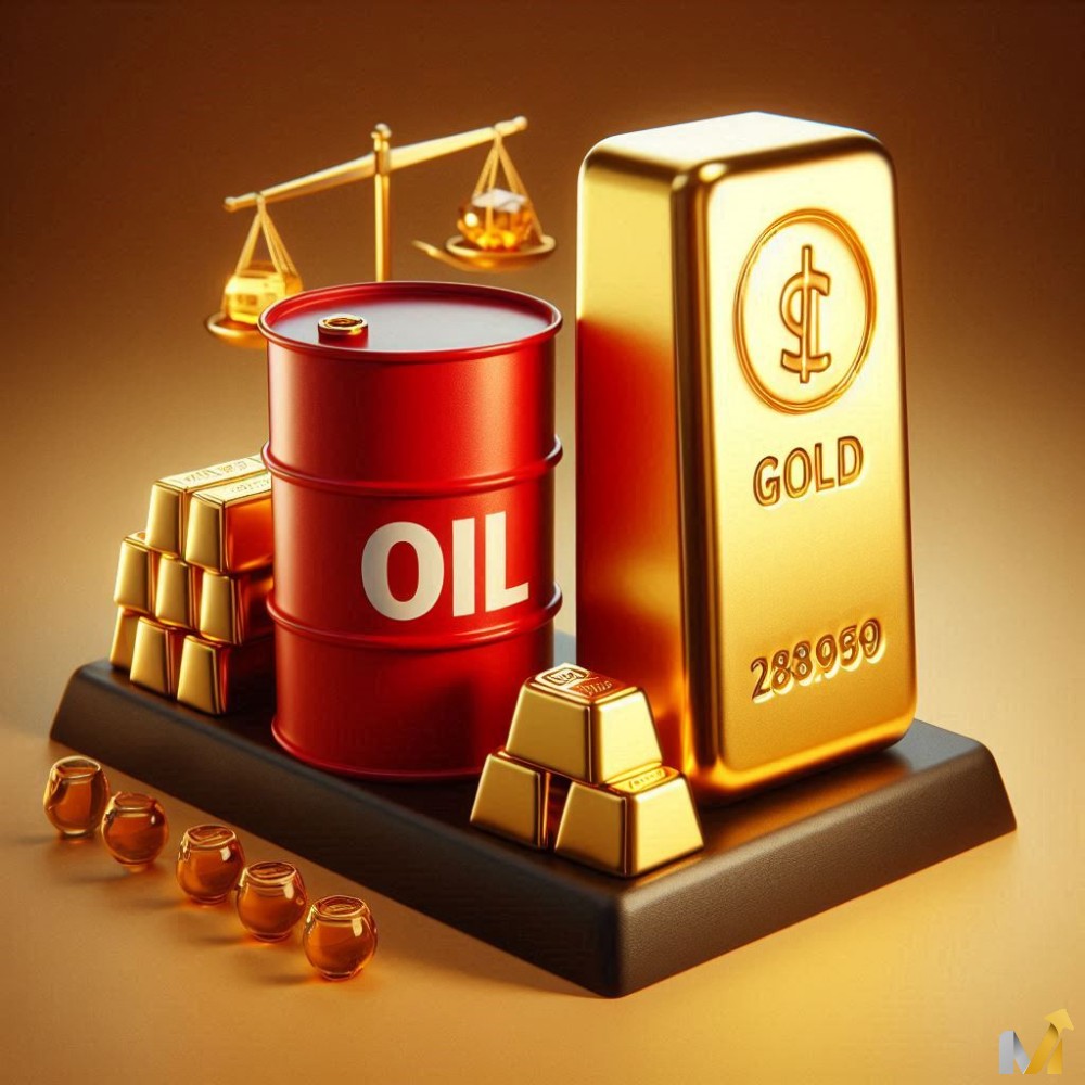 رابطه قیمت نفت و طلا