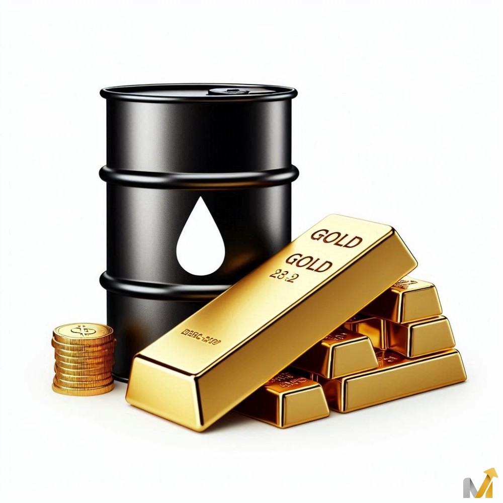 رابطه نفت و طلا